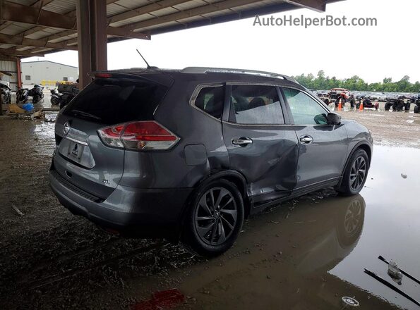 5N1AT2MT1GC913334 2016 NISSAN ROGUE Gray Հետևի աջ