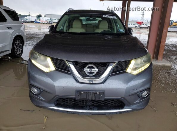 5N1AT2MT1GC913334 2016 NISSAN ROGUE Gray Դիմացի տեսք