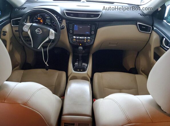 5N1AT2MT1GC913334 2016 NISSAN ROGUE Gray Առջևի վահանակի տեսք
