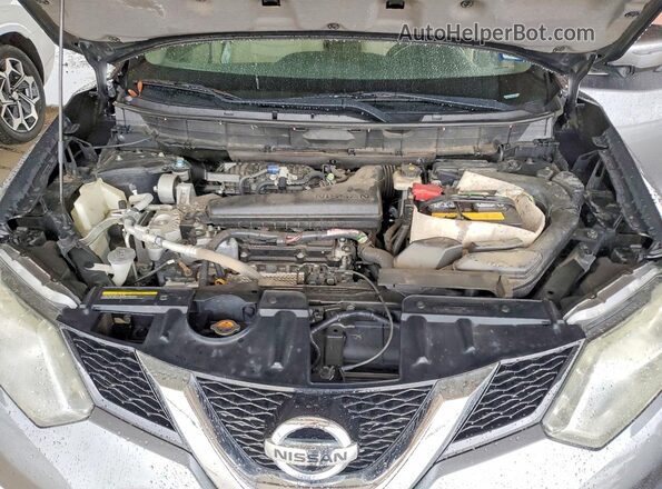 5N1AT2MT1GC913334 2016 NISSAN ROGUE Gray Շարժիչի բաժամունքի տեսք