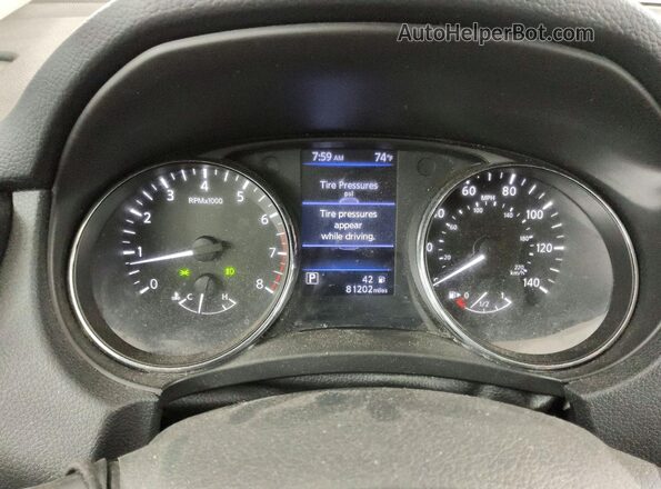 5N1AT2MT1JC714064 2018 NISSAN ROGUE Silver Вид щитка приладів