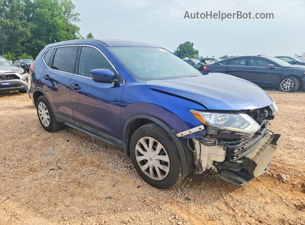 5N1AT2MT1JC732595 2018 NISSAN ROGUE Blue Przód prawy