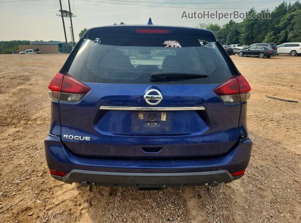 5N1AT2MT1JC732595 2018 NISSAN ROGUE Blue Widok z tyłu