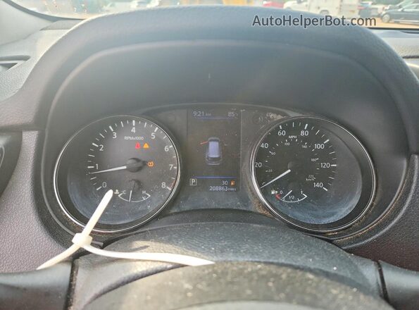5N1AT2MT1JC732595 2018 NISSAN ROGUE Blue Widok zestawu wskaźników