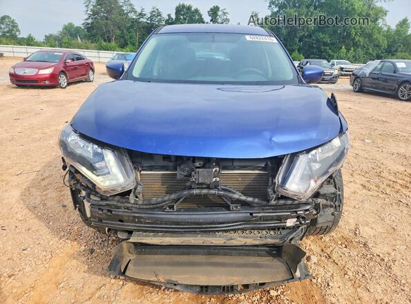 5N1AT2MT1JC732595 2018 NISSAN ROGUE Blue Widok z przodu