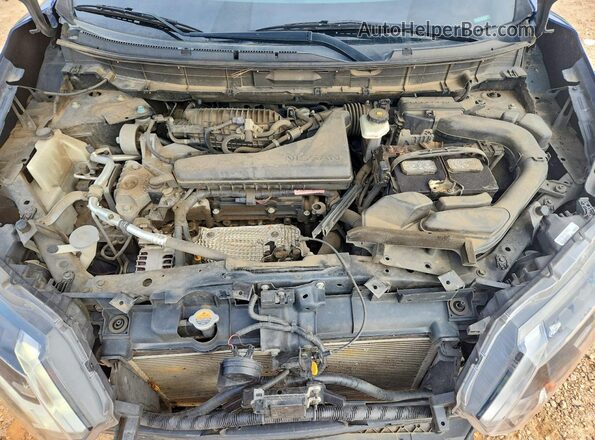 5N1AT2MT1JC732595 2018 NISSAN ROGUE Blue Widok wnętrza z tyłu