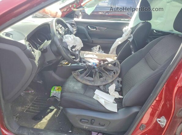 5N1AT2MT1JC745735 2018 NISSAN ROGUE Red Vista interior delantera