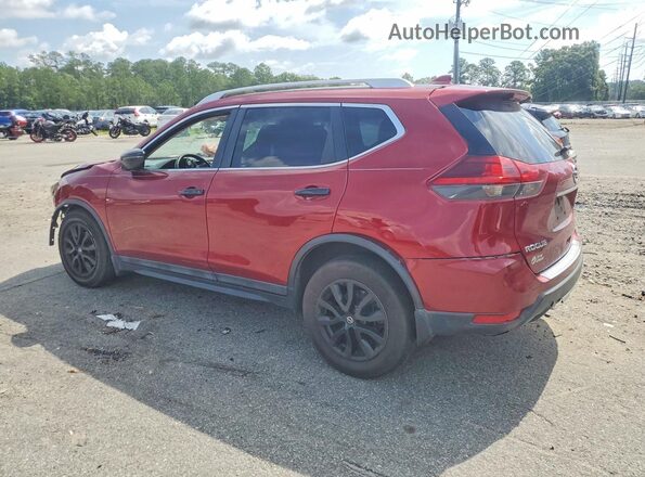 5N1AT2MT1JC745735 2018 NISSAN ROGUE Red Trasero izquierdo
