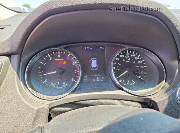5N1AT2MT1JC825083 2018 NISSAN ROGUE Gray Widok zestawu wskaźników