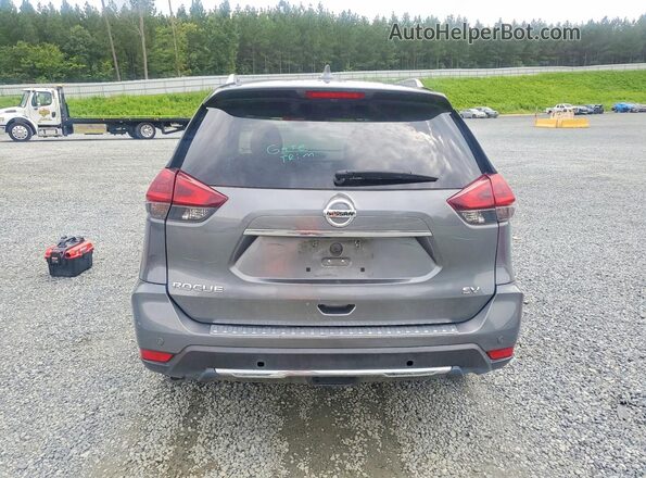 5N1AT2MT1KC723574 2019 NISSAN ROGUE Серый Вид сзади
