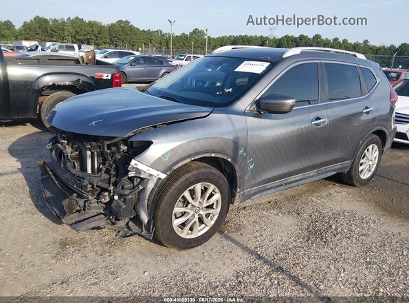 5N1AT2MT1KC762570 2019 NISSAN ROGUE Gray Передня ліва чверть
