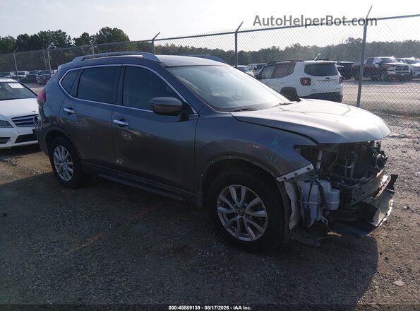 5N1AT2MT1KC762570 2019 NISSAN ROGUE Gray Вид задньої частини салону