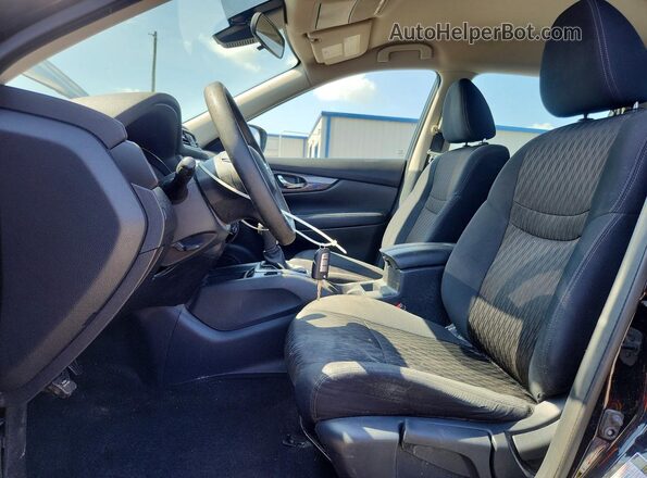 5N1AT2MT1KC772421 2019 NISSAN ROGUE Черный Вид салона спереди