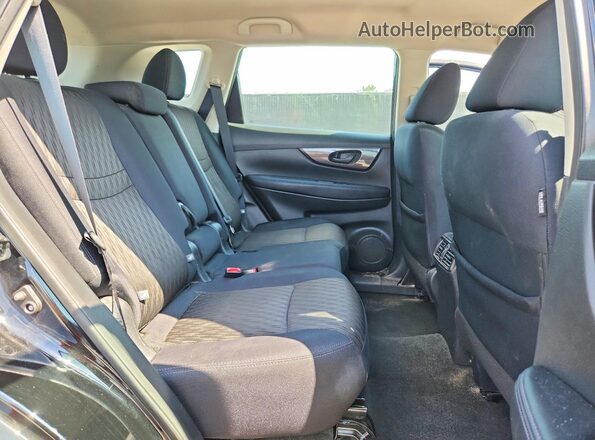 5N1AT2MT1KC772421 2019 NISSAN ROGUE Черный Вид задней части салона