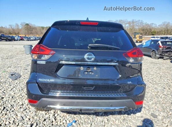 5N1AT2MT1KC817647 2019 NISSAN ROGUE Black Rear view