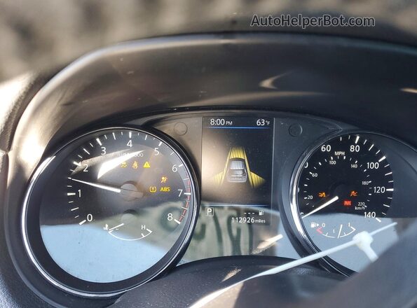 5N1AT2MT1KC817647 2019 NISSAN ROGUE Black Instrument cluster view