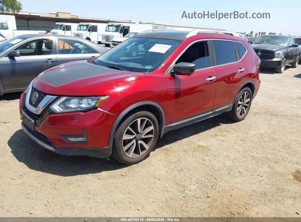 5N1AT2MT1LC736519 2020 NISSAN ROGUE Red წინა მარცხენა ხედი სამი მეოთხედიდან