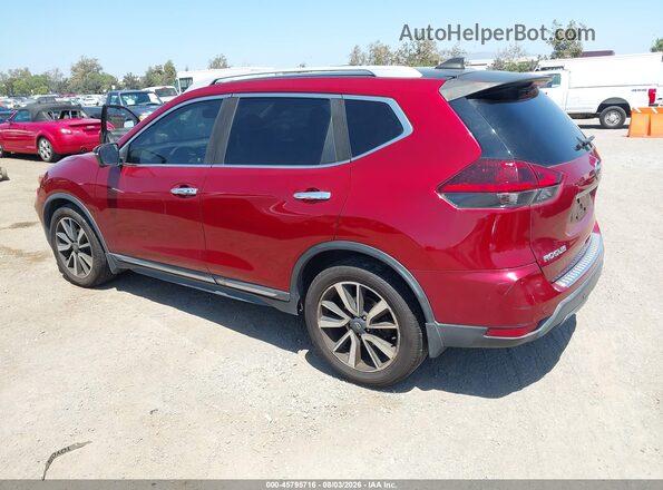 5N1AT2MT1LC736519 2020 NISSAN ROGUE Red უკანა მარცხენა