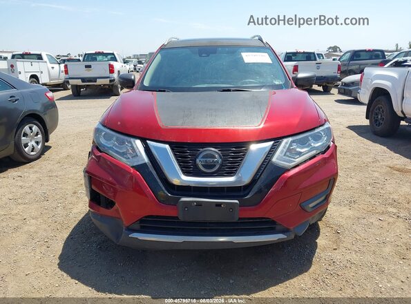 5N1AT2MT1LC736519 2020 NISSAN ROGUE Red ხელსაწყოთა პანელის ხედი