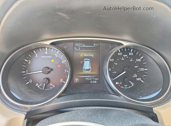 5N1AT2MT2GC777280 2016 NISSAN ROGUE White Vista del cuadro de instrumentos