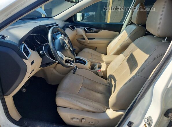 5N1AT2MT2GC777280 2016 NISSAN ROGUE White Vista interior delantera