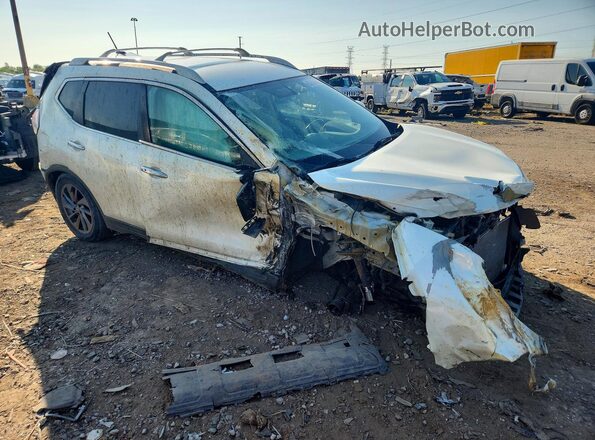 5N1AT2MT2GC781586 2016 NISSAN ROGUE Белый Передняя правая четверть