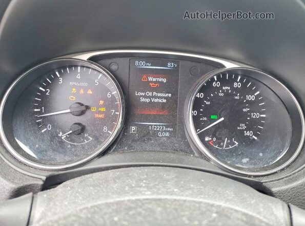 5N1AT2MT2GC781586 2016 NISSAN ROGUE Белый Вид щитка приборов