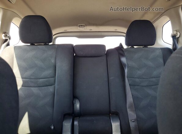 5N1AT2MT2GC786772 2016 NISSAN ROGUE Silver უკანა სავარძლების ხედი