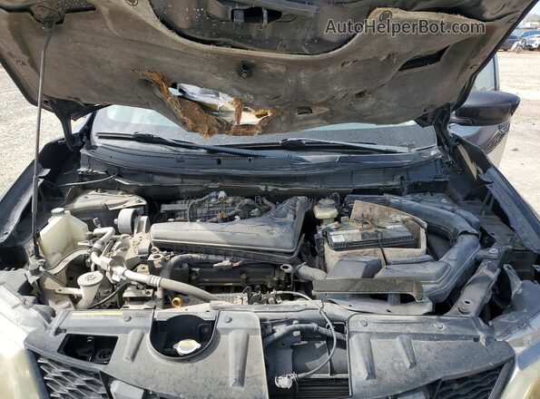 5N1AT2MT2GC798520 2016 NISSAN ROGUE Черный Вид задней части салона