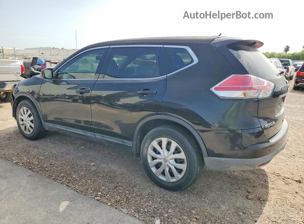 5N1AT2MT2GC798520 2016 NISSAN ROGUE Черный Задняя левая четверть