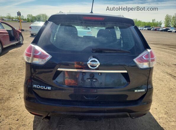 5N1AT2MT2GC807779 2016 NISSAN ROGUE Black Вид ззаду