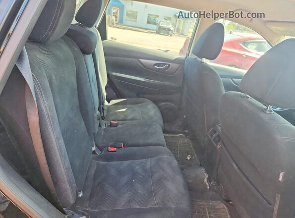 5N1AT2MT2GC807779 2016 NISSAN ROGUE Black Вид задніх сидінь