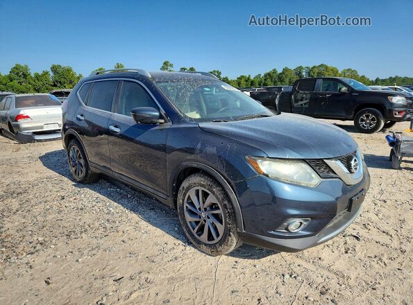5N1AT2MT2GC831886 2016 NISSAN ROGUE Blue Առջևի աջ