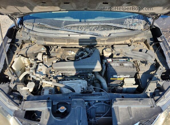 5N1AT2MT2GC831886 2016 NISSAN ROGUE Blue Սալոնի հետևի տեսք