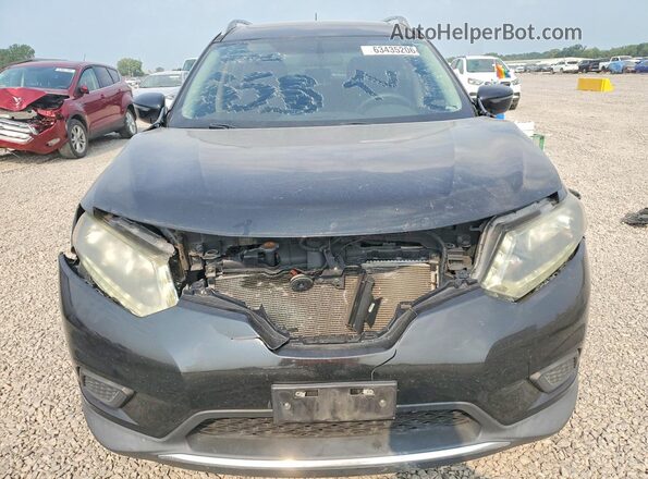 5N1AT2MT2GC837395 2016 NISSAN ROGUE Black უკანა ხედი