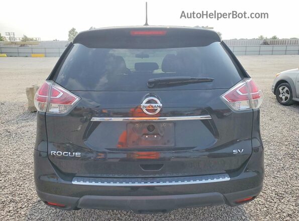 5N1AT2MT2GC837395 2016 NISSAN ROGUE Black წინა სალონის ხედი