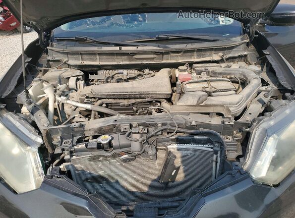 5N1AT2MT2GC837395 2016 NISSAN ROGUE Black VIN კოდის სტიკერის ხედი