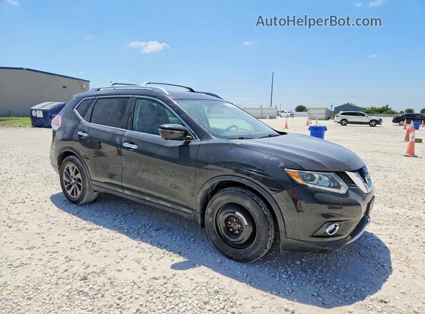 5N1AT2MT2GC880702 2016 NISSAN ROGUE Black წინა მარჯვენა