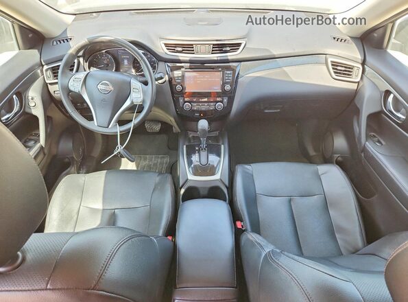 5N1AT2MT2GC880702 2016 NISSAN ROGUE Black წინა პანელის ხედი