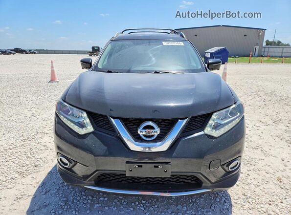 5N1AT2MT2GC880702 2016 NISSAN ROGUE Black წინა ხედი