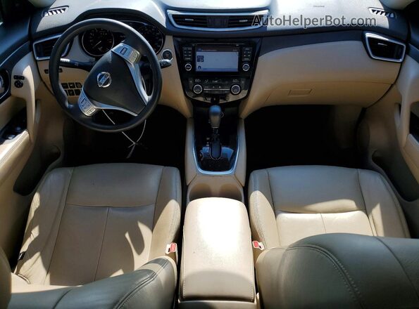5N1AT2MT2GC924889 2016 NISSAN ROGUE Черный Вид панели приборов