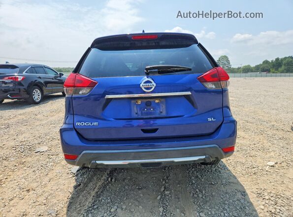 5N1AT2MT2HC762179 2017 NISSAN ROGUE Blue Vista trasera