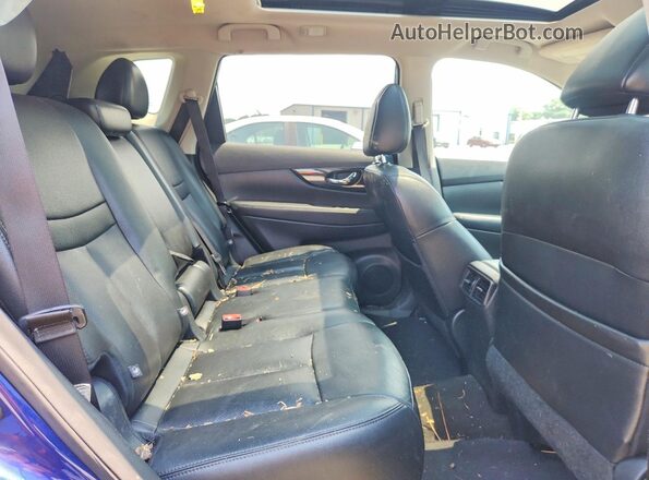 5N1AT2MT2HC762179 2017 NISSAN ROGUE Blue Vista interior trasera