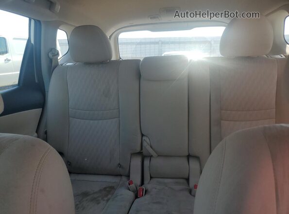 5N1AT2MT2HC814555 2017 NISSAN ROGUE White უკანა სავარძლების ხედი