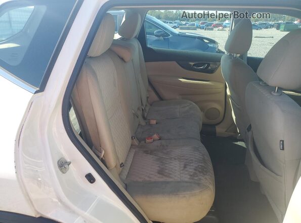 5N1AT2MT2HC814555 2017 NISSAN ROGUE White უკანა სალონის ხედი