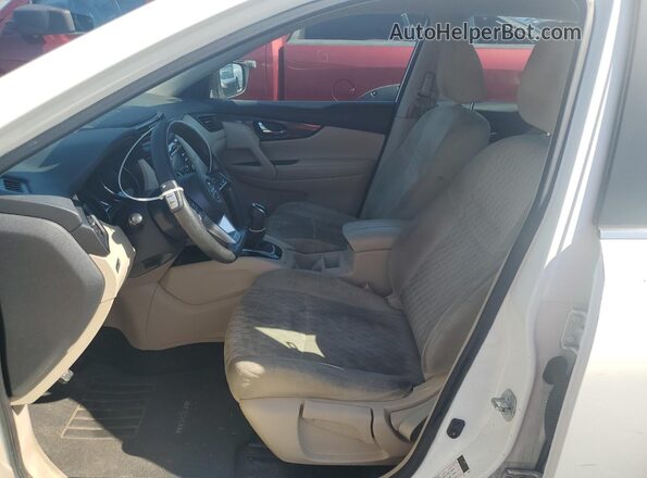 5N1AT2MT2HC814555 2017 NISSAN ROGUE White წინა სალონის ხედი