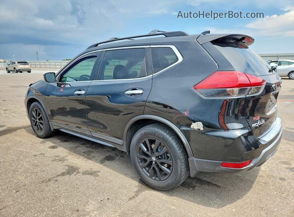5N1AT2MT2HC830772 2017 NISSAN ROGUE Черный Задняя правая четверть