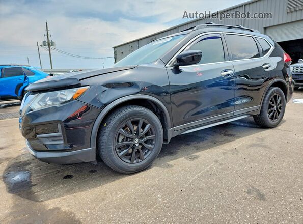 5N1AT2MT2HC830772 2017 NISSAN ROGUE Черный Задняя левая четверть