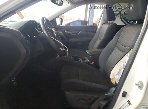 5N1AT2MT2HC865487 2017 NISSAN ROGUE White Widok wnętrza z przodu