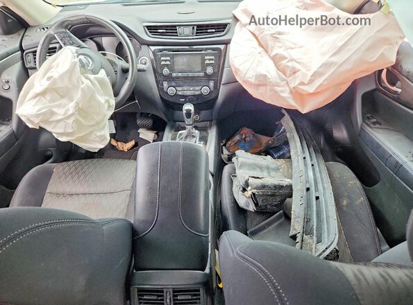 5N1AT2MT2HC889627 2017 NISSAN ROGUE Белый Вид панели приборов